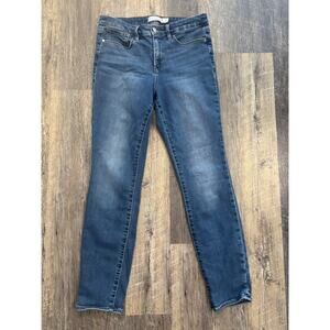 Athleta Sculptek Skinny Jeans Womens 8 Medium Wash Blue Stretch Denim RN54023